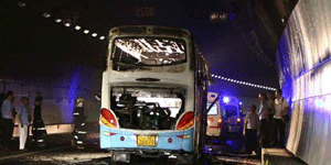 无锡班车起火24人遇难 车上疑有可燃物