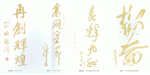 国家领导人给我会书画院吴进良院长的题字