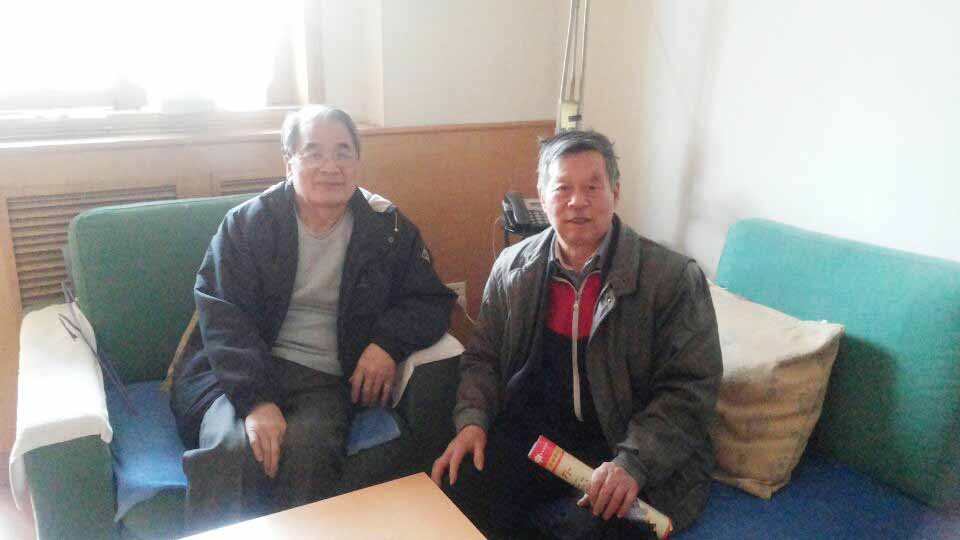 副会长张上塘一行拜访老领导